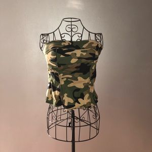 Camo Corsette  By Dollhouse  Really Cute